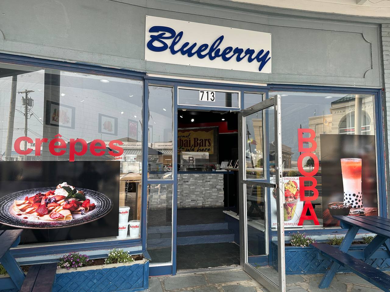 Blueberry storefront at 713 Beach Avenue, Cape May